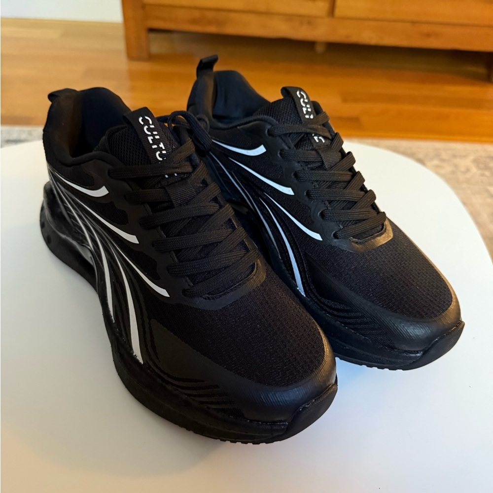 Culture Black Shoes Mens Size 9.5 Active Running Lightweight
